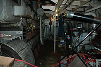 Bath engine room starboard side.